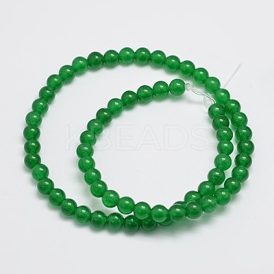 Natural & Dyed Malaysia Jade Bead Strands X-G-A146-6mm-A06-1