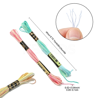6-Ply Polyester Embroidery Floss OCOR-FZ0001-01B-1