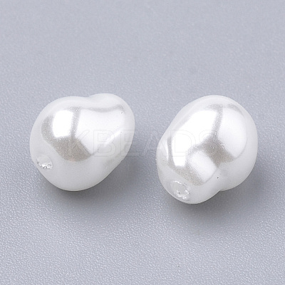 Eco-Friendly Plastic Imitation Pearl Beads MACR-T013-17-1