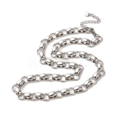 Non-Tarnish Handmade 304 Stainless Steel Necklaces NJEW-Q333-04P-1