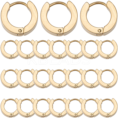 12Pairs 304 Stainless Steel Huggie Hoop Earrings EJEW-SC0001-56-1