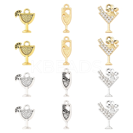 30Pcs Tibetan Style Alloy Pendants FIND-FS0003-83-1