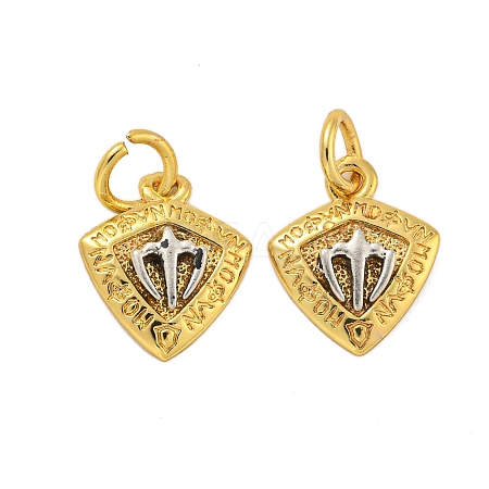 Long-Lasting Plated Brass Pendants KK-K387-05C-G-1