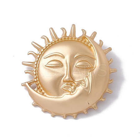 Alloy Moon and Sun Lapel Pin JEWB-C016-04MG-1