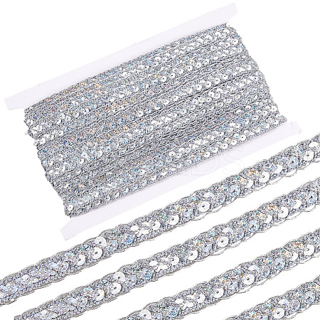 Metallic Braided Lace Trim OCOR-WH20020-24C-1