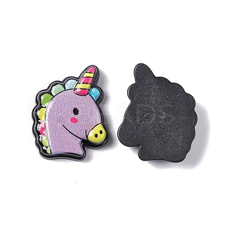 Opaque Resin Cabochons RESI-C027-05D-1