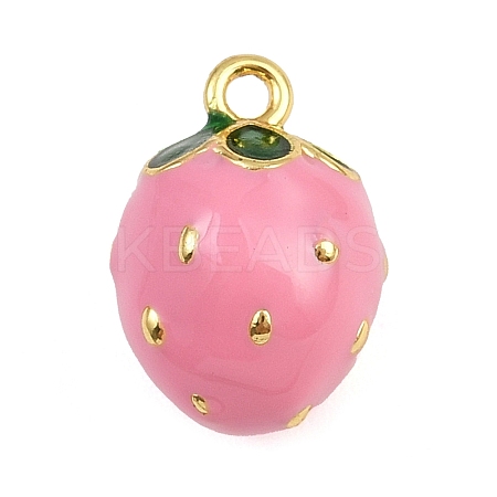 Brass Enamel Charms KK-I352-09G-01-1