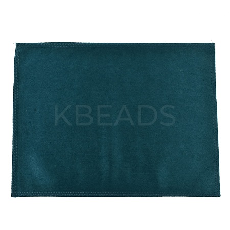 Velvet Silver Polishing Cloth for Jewelry AJEW-R006-03B-1