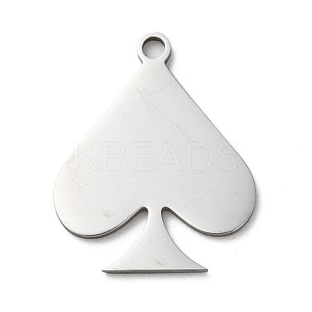 Non-Tarnish 201 Stainless Steel Pendants STAS-D041-09P-1
