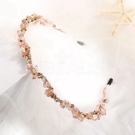 Shiny Elegant Glass Hair Bands LS-PW-WG75179-09-1