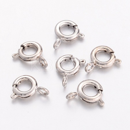 Brass Spring Ring Clasps EC095-NF-1