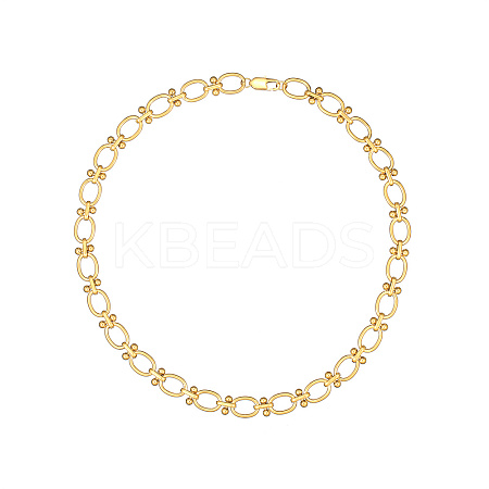 Stylish Unisex Stainless Steel Irregular Buckle Bracelet/Necklace GC1125-1-1