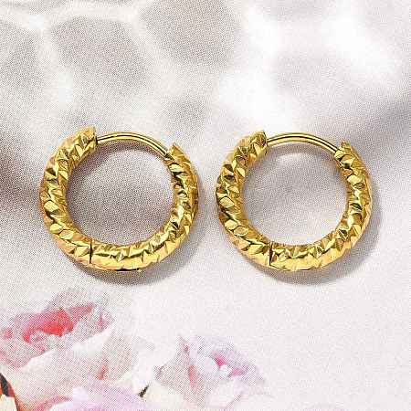 304 Stainless Steel Hoop Earrings for Women EJEW-M068-13B-G-1