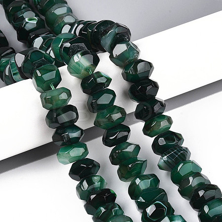 Natural Agate Beads Strands G-N356-01A-07-1