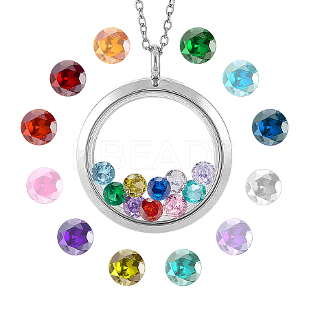 DIY Locket Pendant Necklaces Jewelry Kits DIY-PH0029-92P-01-1