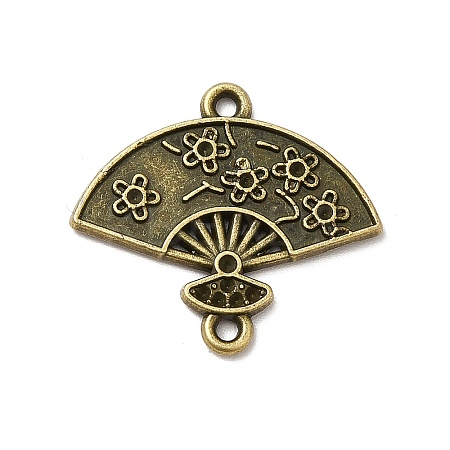 Tibetan Style Alloy Connector Charms PALLOY-M198-29AB-1