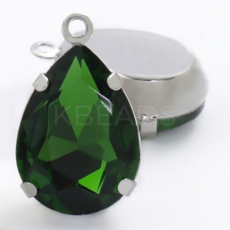 Brass Glass Charms KK-WH0100-003P-02-1