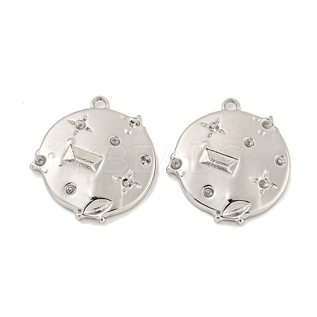 Non-Tarnish 304 Stainless Steel Pendant Rhinestone Settings STAS-P356-12P-1
