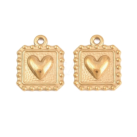 Valentine's Day 304 Stainless Steel Pendants STAS-F366-05G-1