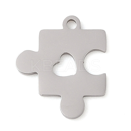 Non-Tarnish Manual Polishing 201 Stainless Steel Pendants STAS-M058-04P-1