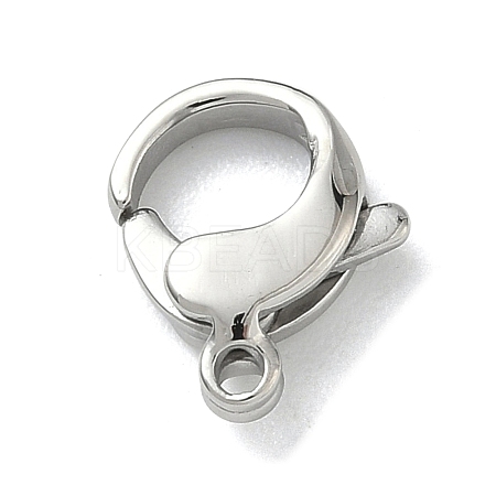 304 Stainless Steel Lobster Claw Clasps LS-STAS-P423-06P-1