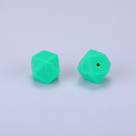 Hexagonal Silicone Focal Beads LS-SI-JX0020A-30-1