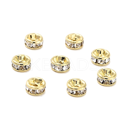 316 Surgical Stainless Steel Rhinestone Spacer Beads STAS-L285-001G-02-1-1