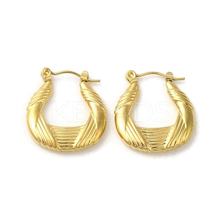 304 Stainless Steel Hoop Earrings for Women EJEW-B054-16G-1