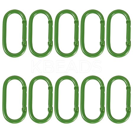 10Pcs Alloy Spring Gate Rings FIND-TA0009-25B-1