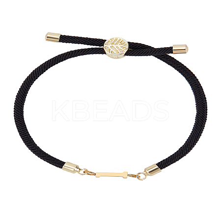 1Pc Adjustable Nylon Cord Slider Bracelets for Women BJEW-LP0001-32I-01-1