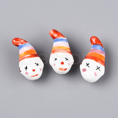 Handmade Porcelain Beads PORC-N012-01B-1