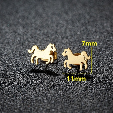 201 Stainless Steel Stud Earrings FS-WGB18B1-17-1