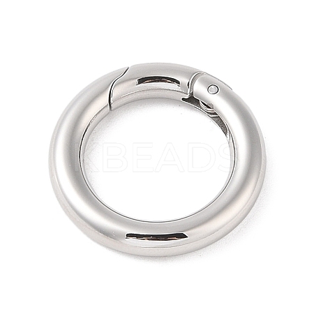 Tarnish Resistant 304 Stainless Steel Spring Gate Rings LS-STAS-E055-23-1