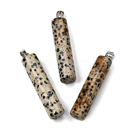 Natural Dalmatian Jasper Big Pendants G-F820-11E-1