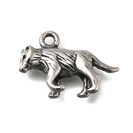 Retro 304 Stainless Steel Pendants STAS-L284-16AS-08-1