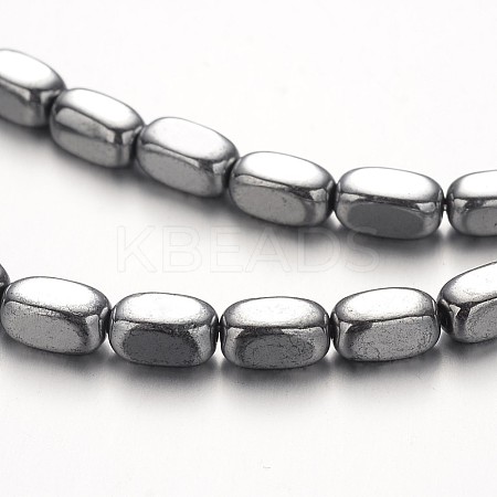 Electroplate Non-magnetic Synthetic Hematite Bead Strands G-F300-40A-01-1