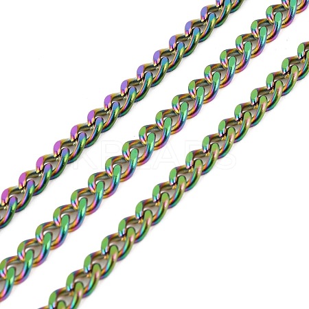 PVD Vacuum Plating 304 Stainless Steel Cuban Link Chains CHS-K016-03B-MC-1