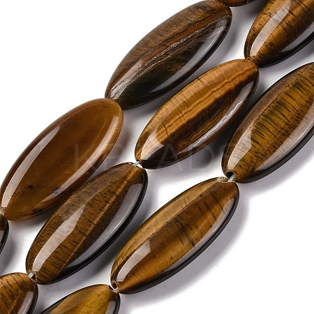 Natural Tiger Eye Beads Strands G-B078-E11-01-1