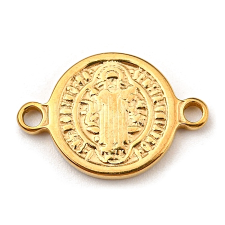 Religion 304 Stainless Steel Connector Charms LS-STAS-L270-09G-1