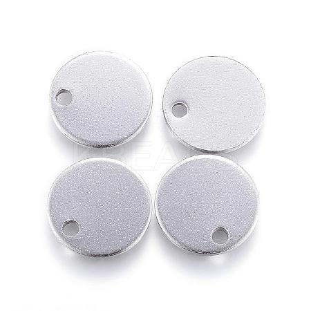 Tarnish Resistant 304 Stainless Steel Charms STAS-G124-27P-8mm-1