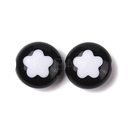 Two-tone Acrylic Beads LS-OACR-U003-11-1