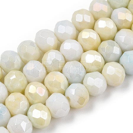 Anti-Tarnish Ombre Effect Dyed Glass Beads Strands LS-GLAA-C023-02-A02-1