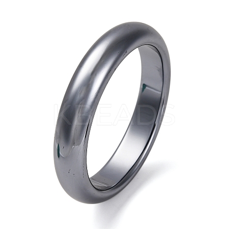 Natural Terahertz Stone Bangles BJEW-H619-01A-1