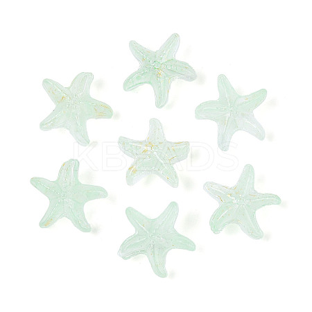 Frosted Glass Beads FGLA-T005-01E-1
