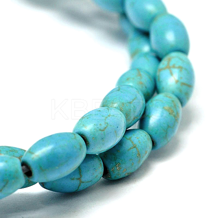 Dyed Synthetic Turquoise Bead Strands G-M143-05-B-1