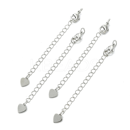 SHEGRACE Brass Curb Chain Extender XGR0147P-134P-1