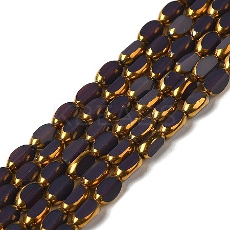 Electroplate Glass Beads Strands EGLA-P061-02A-05-1