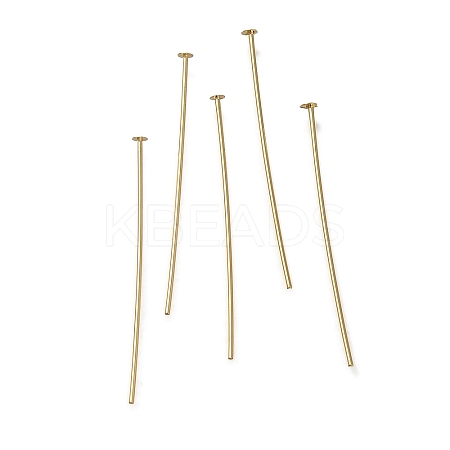 Brass Flat Head Pins KK-H502-01E-G-1