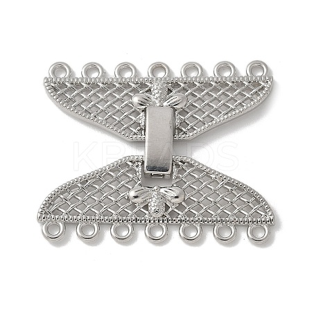 Brass Snap Clasps KK-U052-26P-1