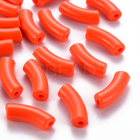 Opaque Acrylic Beads MACR-S372-001B-S026-1
